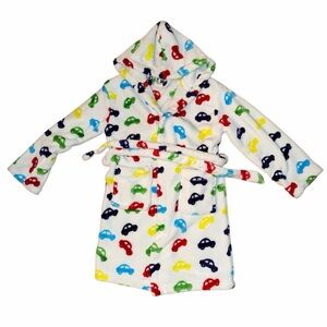 Arctic Paw Kids Colorful Car Print Pajama Bathobe Boys Youth Size Medium